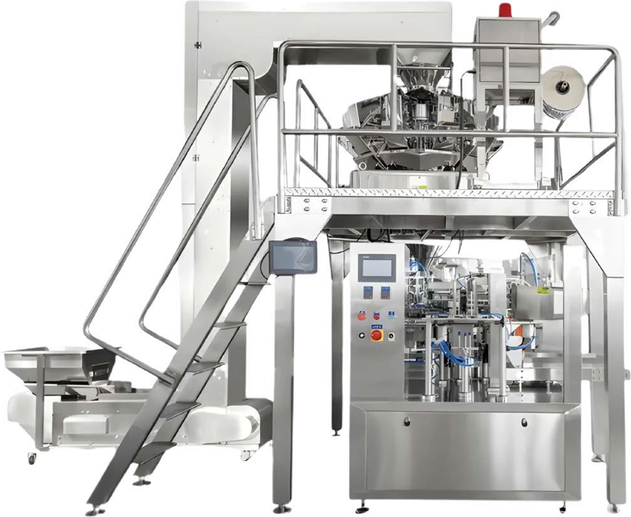 Doypack Putar Untuk Granular WF-PACK-R320D — Doypack / Pouch Siap Waffiy Packaging
