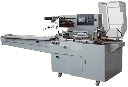 Mesin Pembungkusan Beg Gusseted aliran Mendatar Atas MBT450G — Horizontal & Kotak Waffiy Packaging
