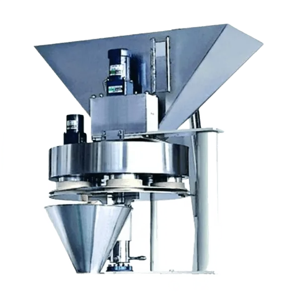 Mesin Pengisi Cawan Volumetric Motor Stepper Siri GS MC50 — Granul & Bijirin Waffiy Packaging