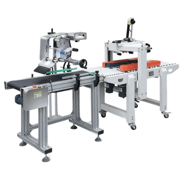 Mesin Fully Auto Melabel Permukaan Rata dengan Pengedap Karton SL260H / FXA6050 — Label & Pencetak Kod Waffiy Packaging