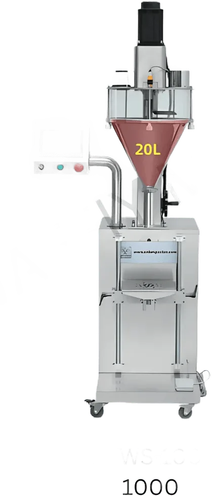 Pengisi Serbuk Auger WF-PACK — Pengisian Botol Waffiy Packaging