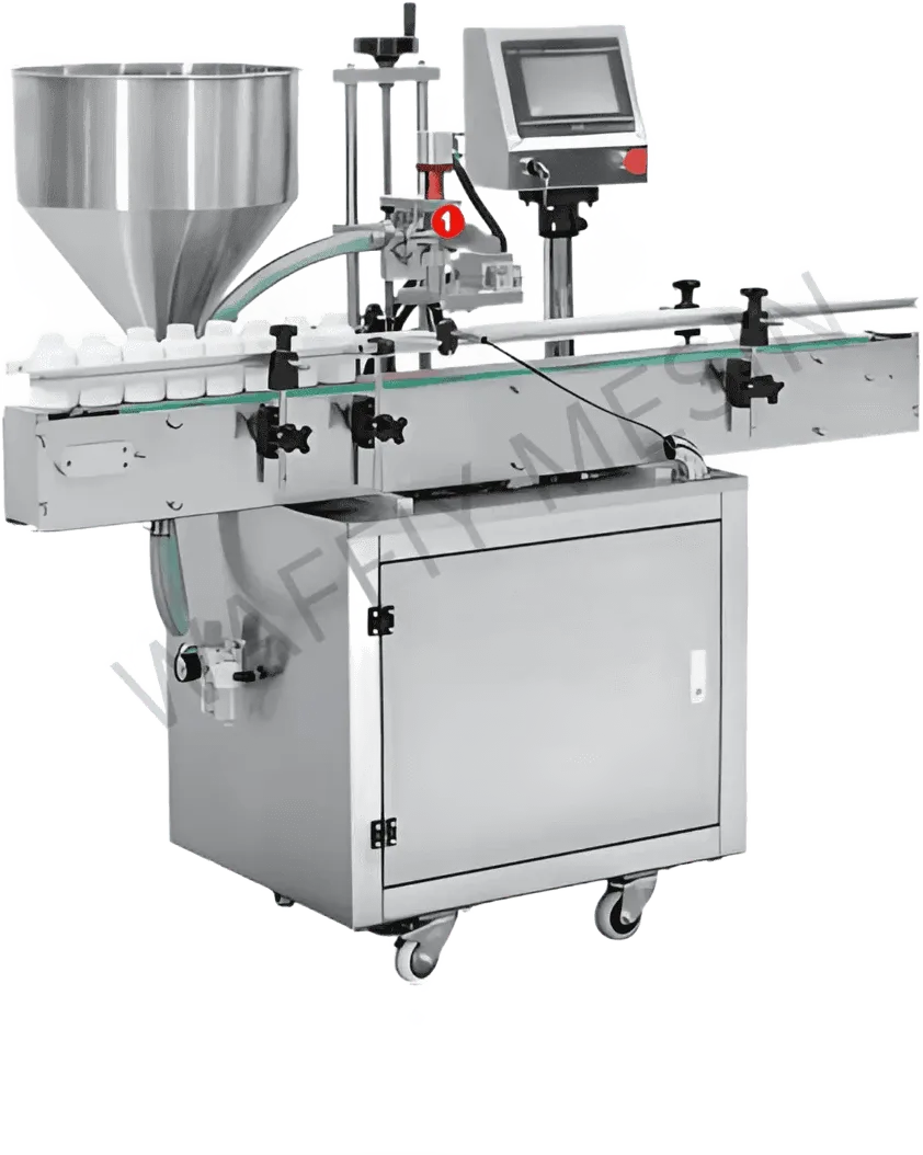 Mesin Pengisian Automatik Pam Rotor WF-PACK — Pengisian Botol Waffiy Packaging
