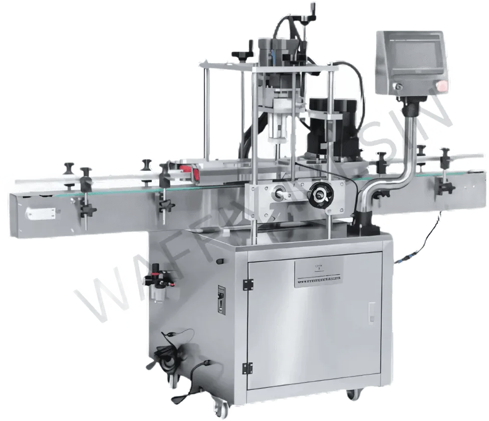 Mesin Penutup Botol Automatik WF-PACK — Penutup & Pengendali Botol Waffiy Packaging