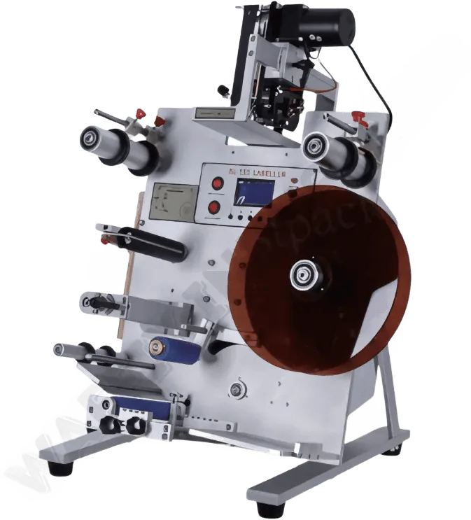 Mesin Pelabelan Automatik Menegak Botol Bulat SL-130 — Label & Pencetak Kod Waffiy Packaging