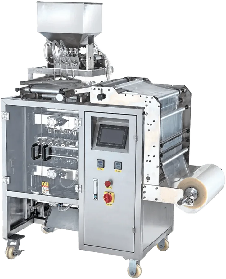 Mesin Pembungkusan Cecair/ Pes Multi Line MBB720F — Barisan Pantas Waffiy Packaging